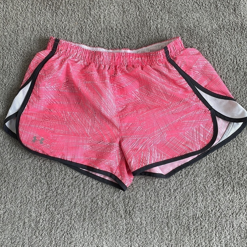 EC Under Armour Pink Lined Drawstring Athletic Short - Size XS